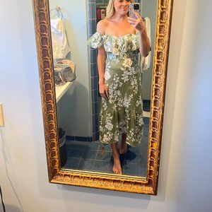 Reformation Baela Linen Dress